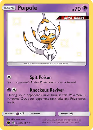Poipole SV19 Pokemon card