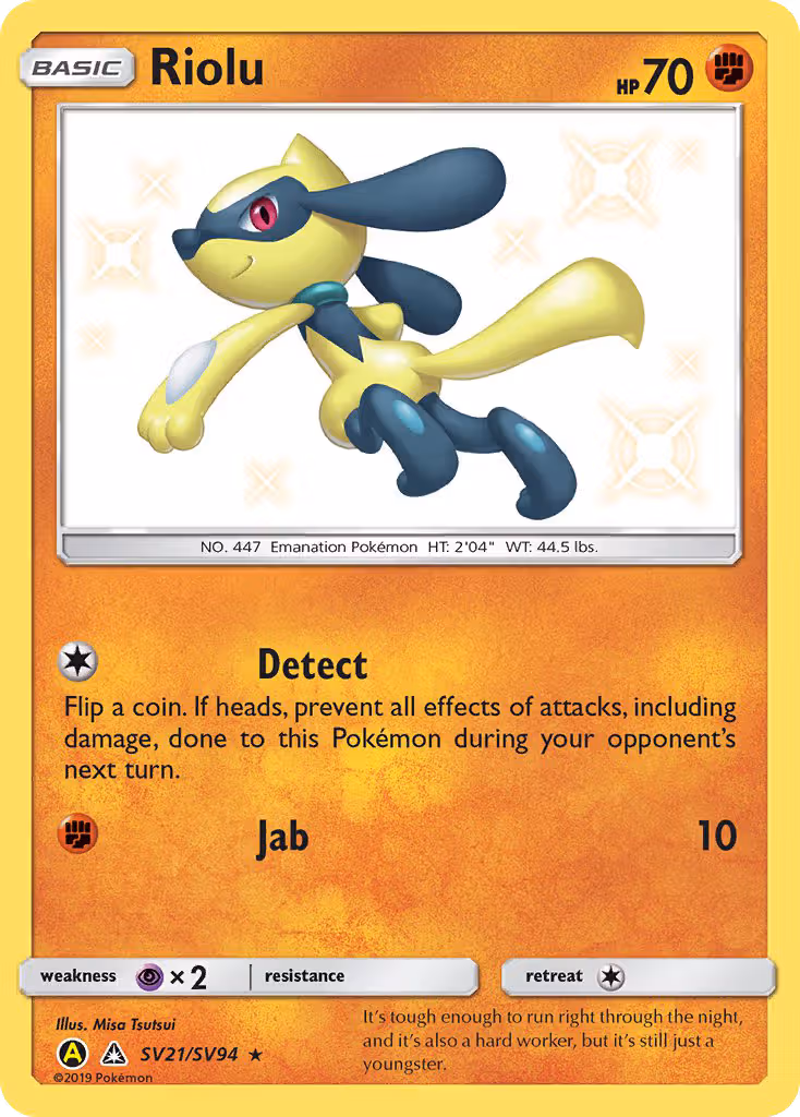 Riolu SV21 Pokemon card