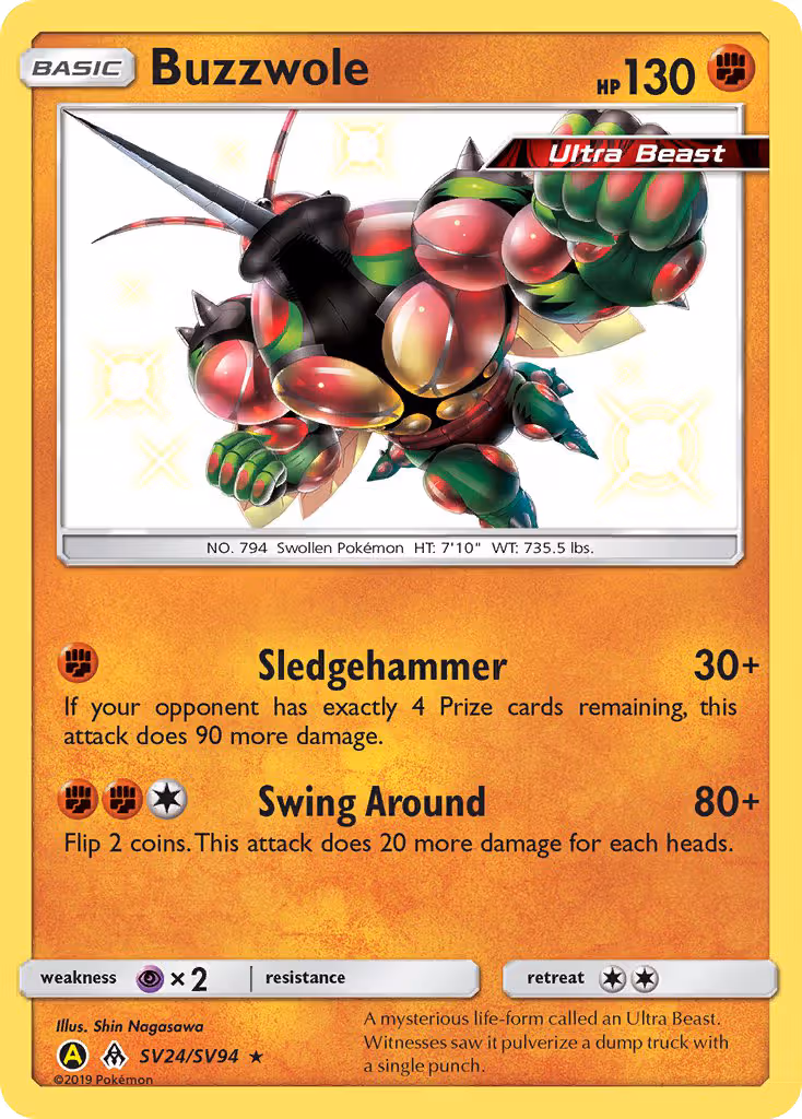 Buzzwole SV24 Pokemon card