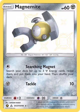 Magnemite SV27 Pokemon card