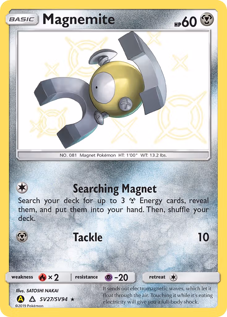 Magnemite SV27 Pokemon card