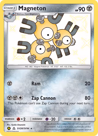 Magneton SV28 Pokemon card