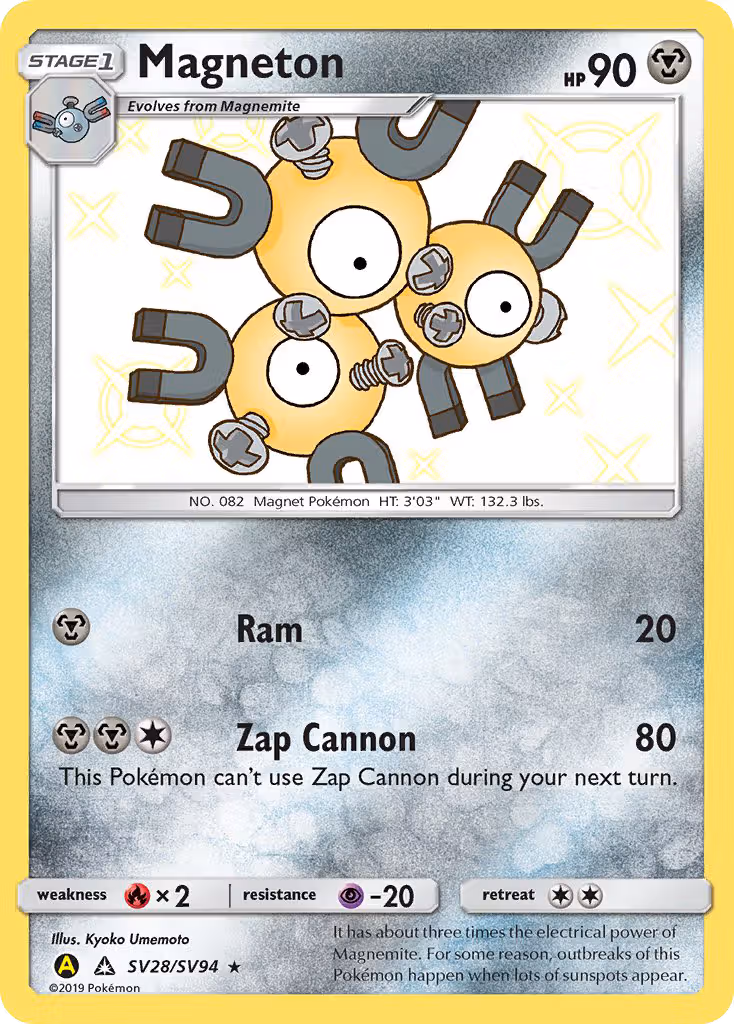 Magneton SV28 Pokemon card