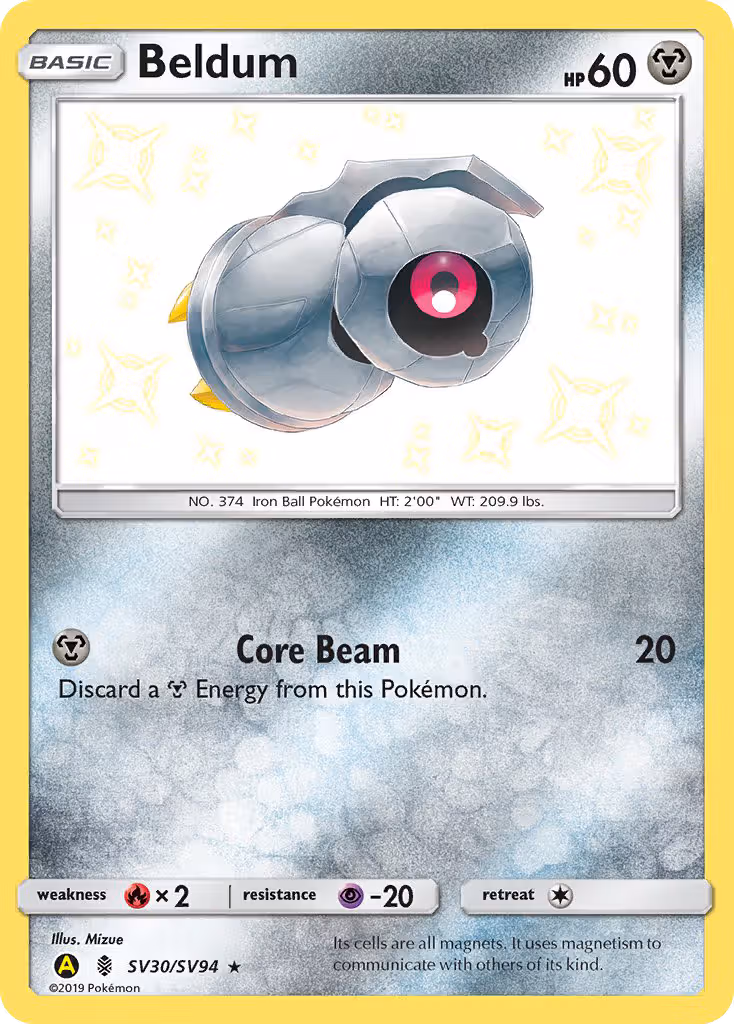 Beldum SV30 Pokemon card