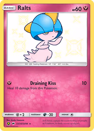 Ralts SV34 Pokemon card