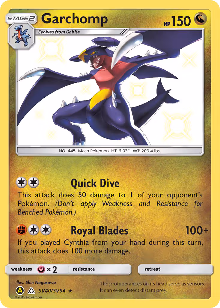 Garchomp SV40 Pokemon card