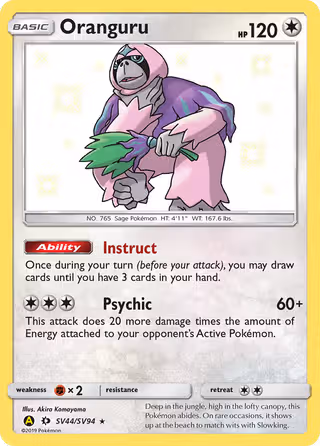 Oranguru SV44 Pokemon card