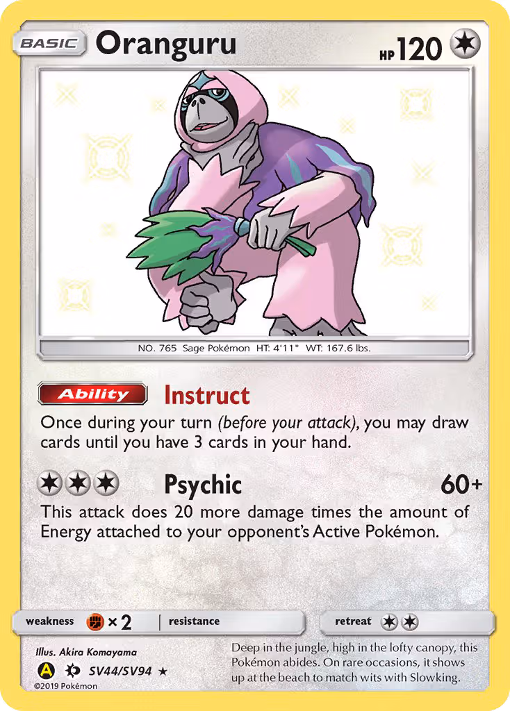 Oranguru SV44 Pokemon card
