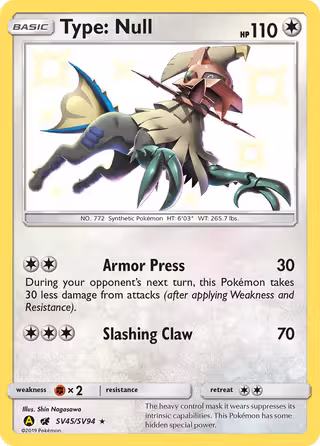 Type: Null SV45 Pokemon card