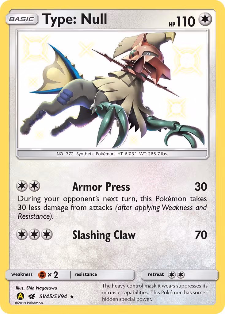 Type: Null SV45 Pokemon card