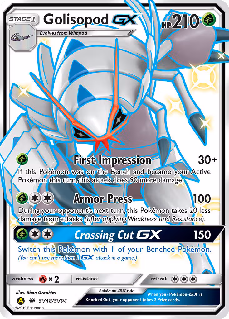 Golisopod-GX SV48 Pokemon card