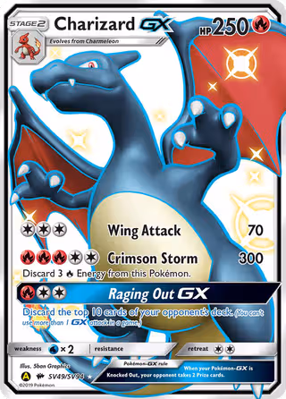 Charizard-GX SV49 Pokemon card