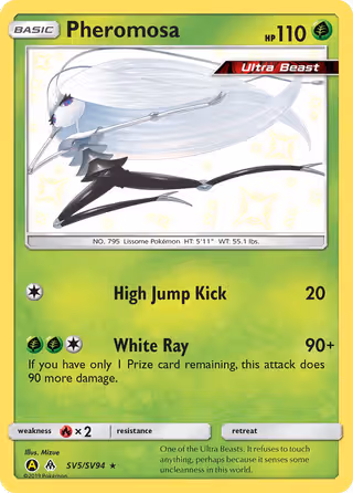 Pheromosa SV5 Pokemon card