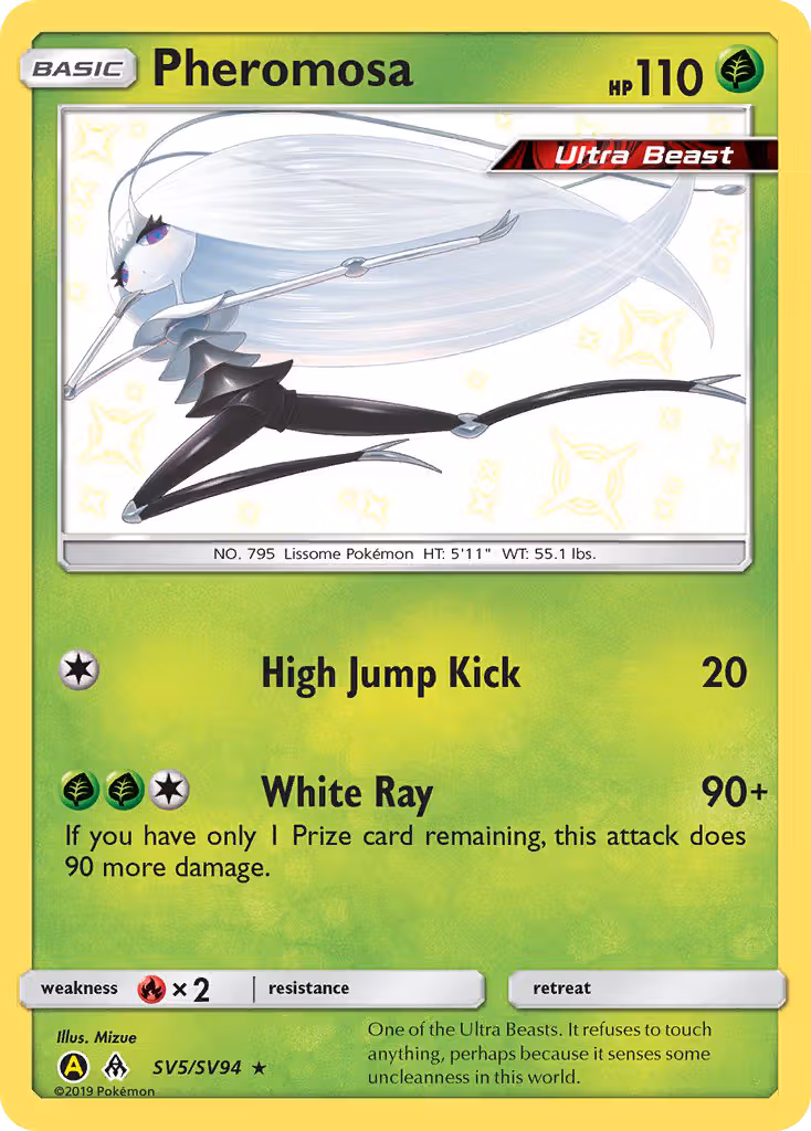 Pheromosa SV5 Pokemon card