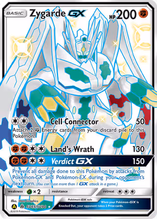 Zygarde-GX SV65 Pokemon card