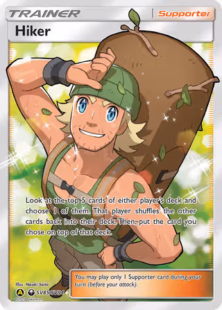 Hiker SV85 Pokemon card