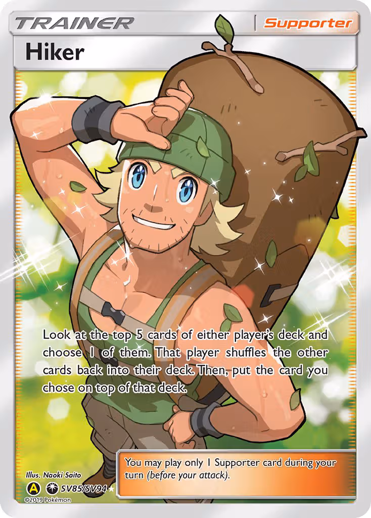 Hiker SV85 Pokemon card