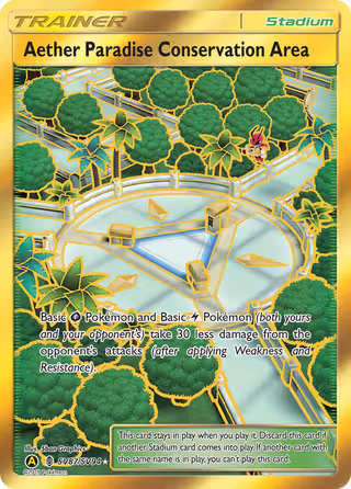Aether Paradise Conservation Area SV87 Pokemon card