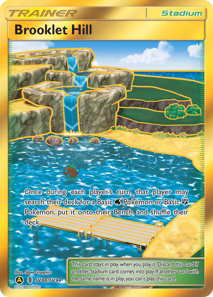 Brooklet Hill SV88 Pokemon card