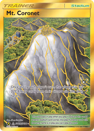 Mt. Coronet SV89 Pokemon card