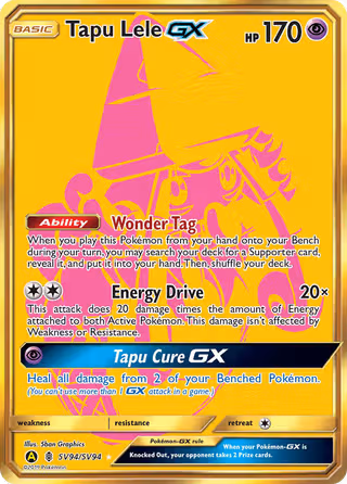 Tapu Lele-GX SV94 Pokemon card