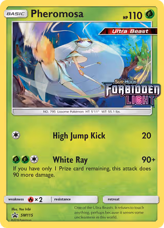 Pheromosa SM115 Pokemon card