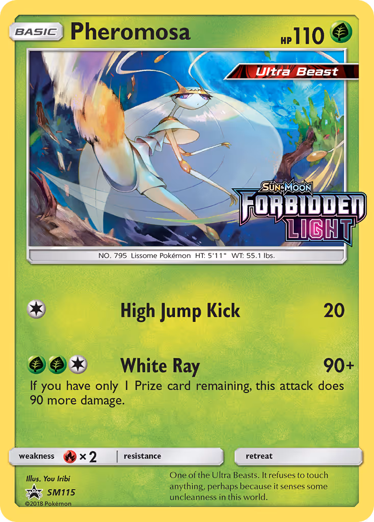 Pheromosa SM115 Pokemon card