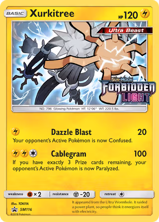 Xurkitree SM116 Pokemon card