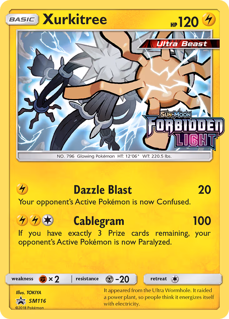 Xurkitree SM116 Pokemon card