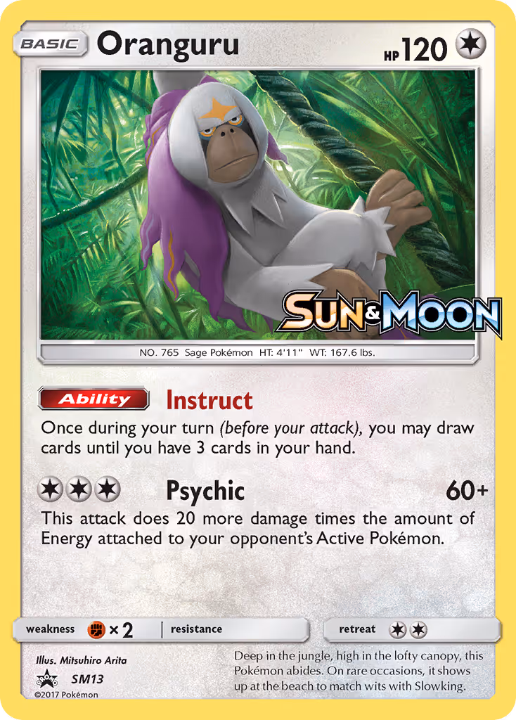 Oranguru SM13 Pokemon card