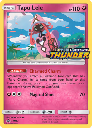 Tapu Lele SM152 Pokemon card