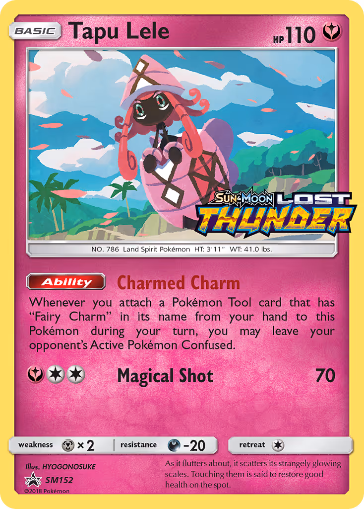 Tapu Lele SM152 Pokemon card