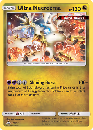 Ultra Necrozma SM165 Pokemon card