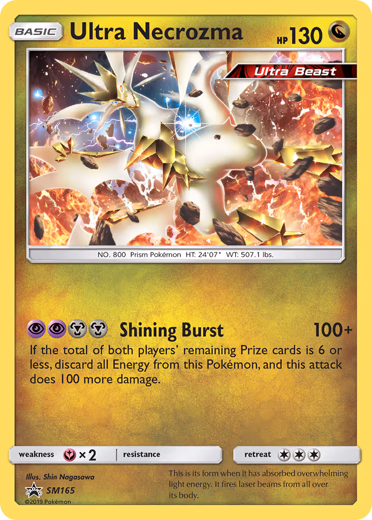 Ultra Necrozma SM165 Pokemon card