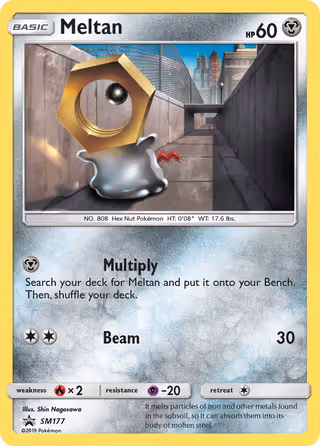 Meltan SM177 Pokemon card