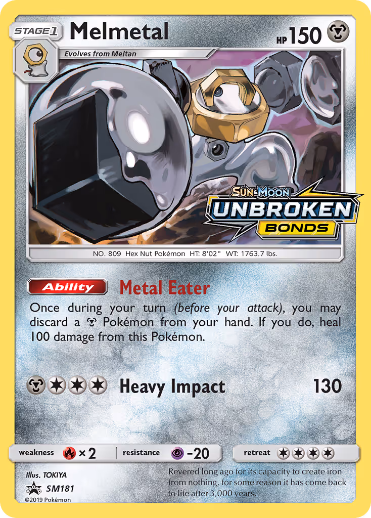 Melmetal SM181 Pokemon card