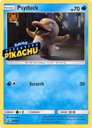 Psyduck SM199 Pokemon card