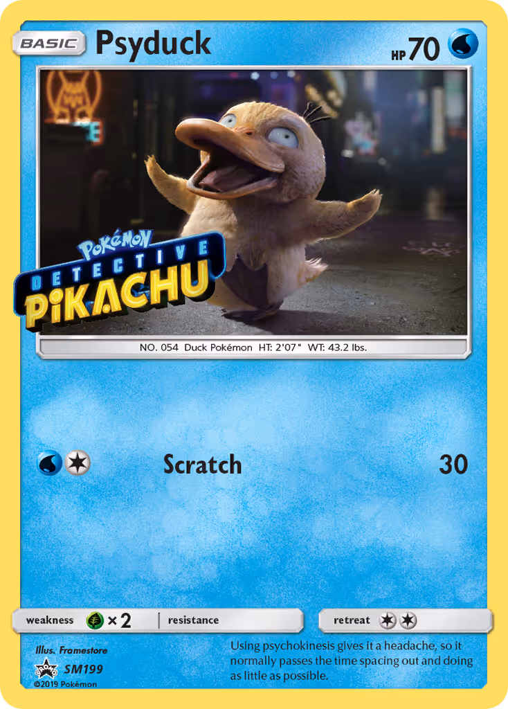 Psyduck SM199 Pokemon card