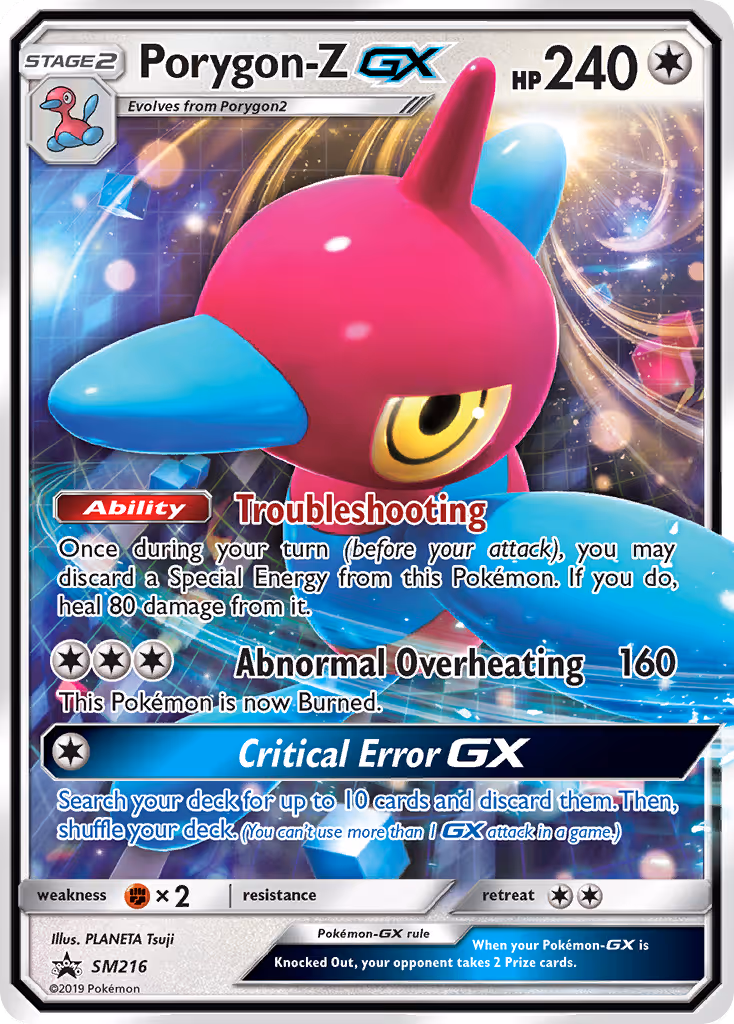 Porygon-Z GX SM216 Pokemon card