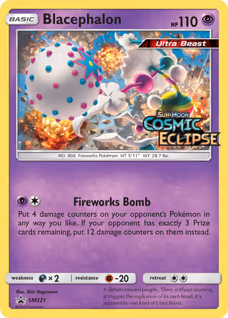 Blacephalon SM221 Pokemon card