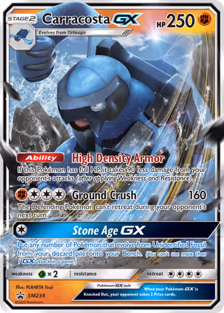 Carracosta GX SM239 Pokemon card