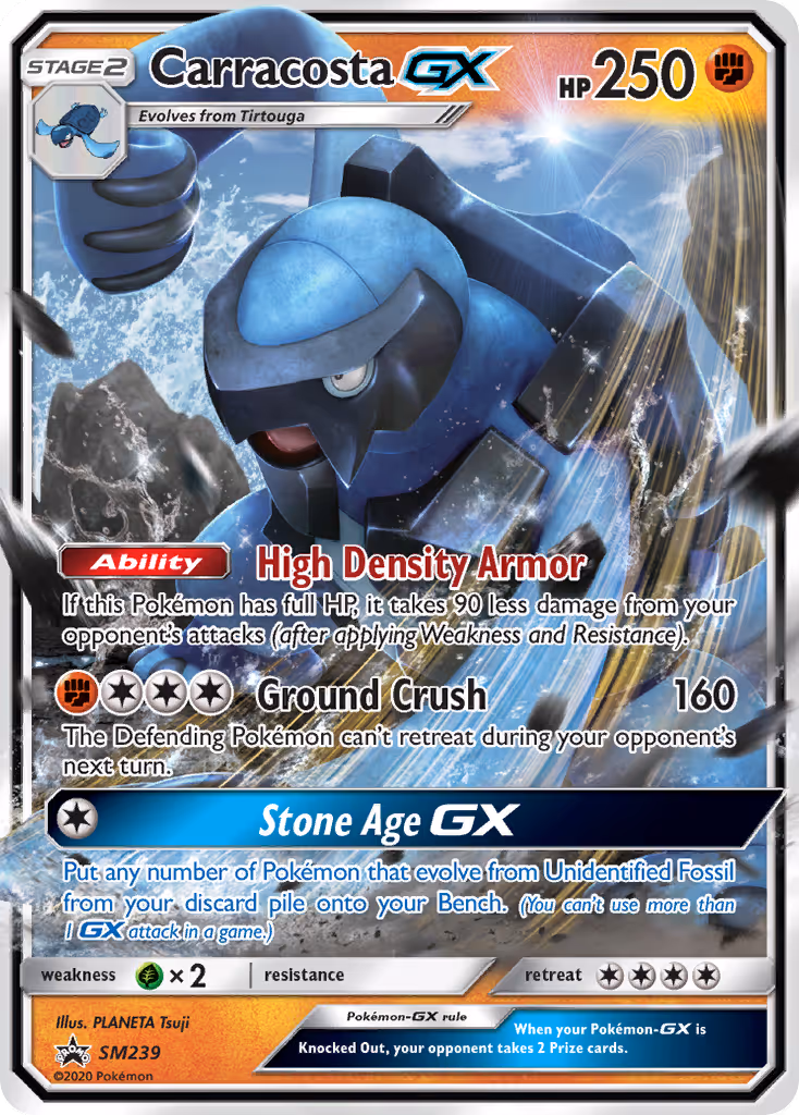 Carracosta GX SM239 Pokemon card