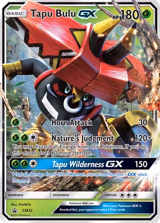 Tapu Bulu GX SM32 Pokemon card