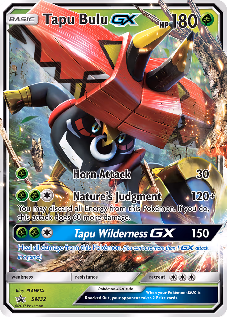 Tapu Bulu GX SM32 Pokemon card