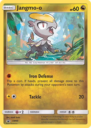Jangmo-o SM40 Pokemon card