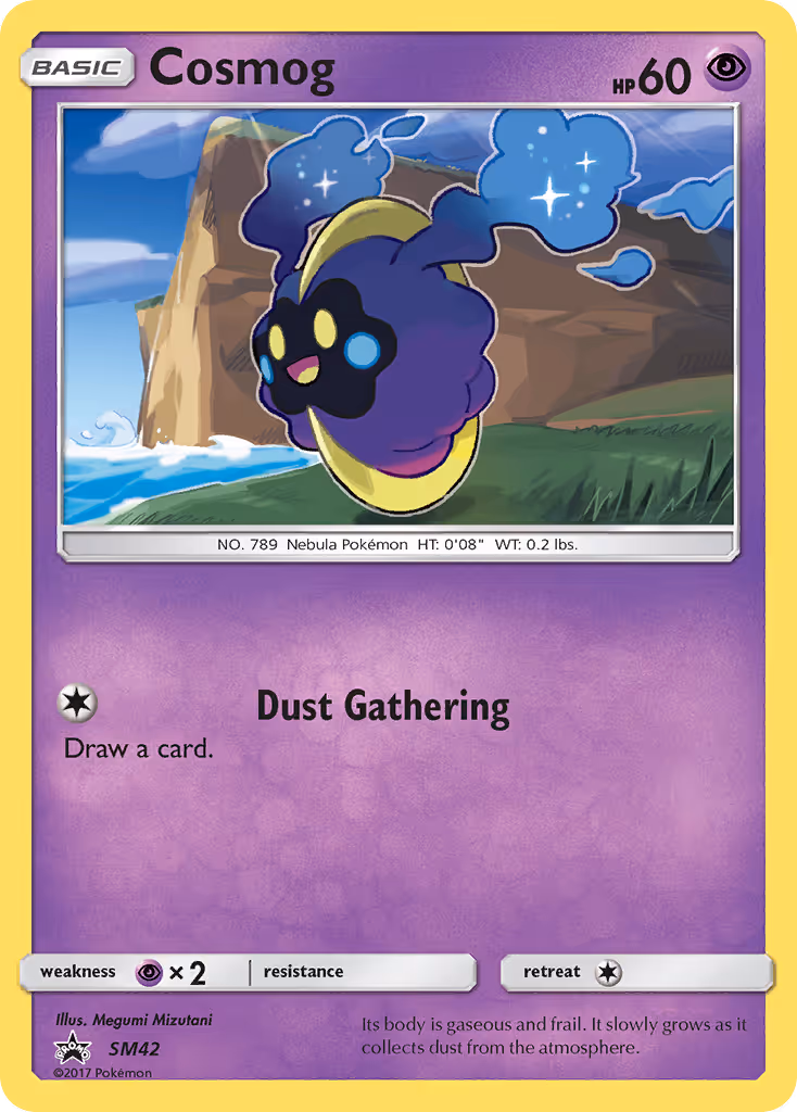 Cosmog SM42 Pokemon card