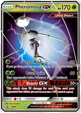 Pheromosa GX SM66 Pokemon card