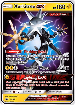 Xurkitree GX SM68 Pokemon card