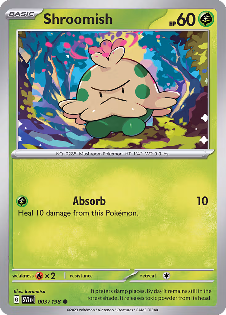 Shroomish 3/198 Pokemon card