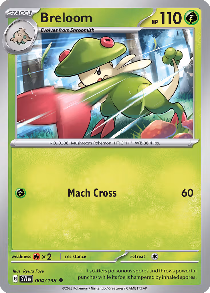Breloom 4/198 Pokemon card